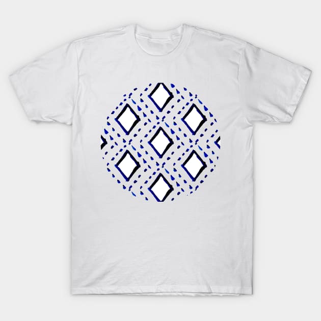 Shibori Tribal Pattern T-Shirt by bruxamagica